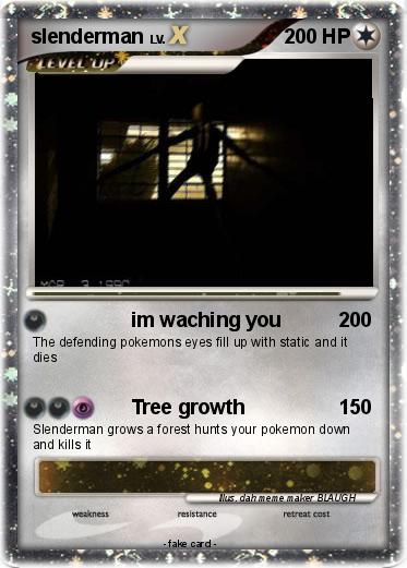 Pokemon slenderman