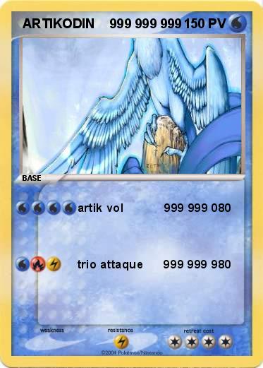 Pokemon  ARTIKODIN    999 999 999