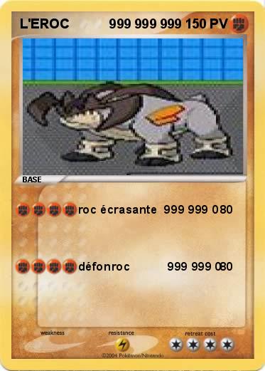 Pokemon L'EROC           999 999 999