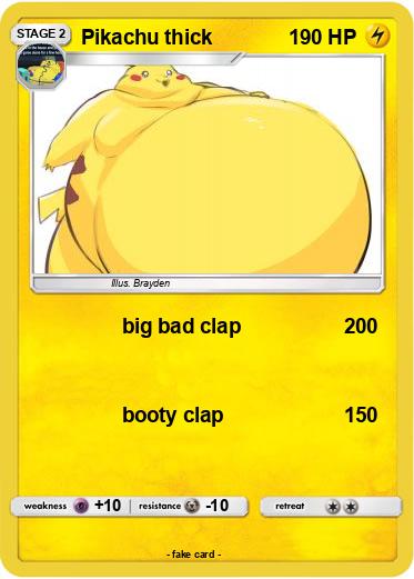 Pokemon Pikachu thick