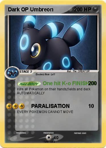 Pokemon Dark OP Umbreon