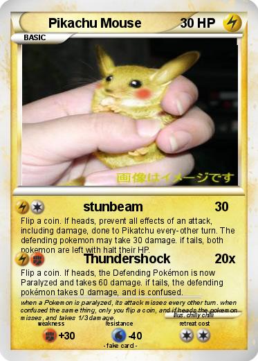 Pokemon Pikachu Mouse