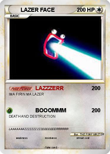Pokemon LAZER FACE