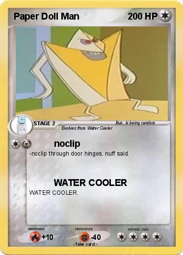 Pokemon Paper Doll Man