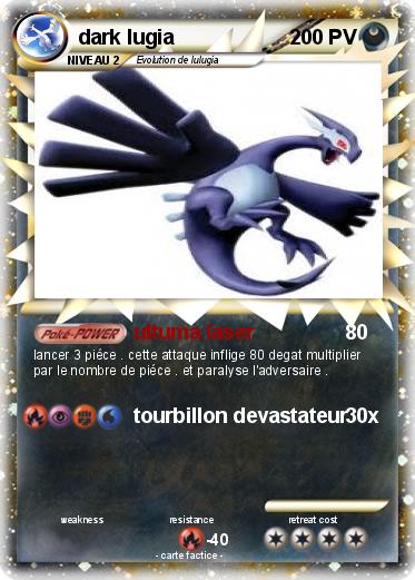 Pokemon dark lugia