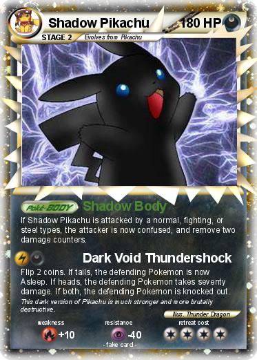 Pokemon Shadow Pikachu