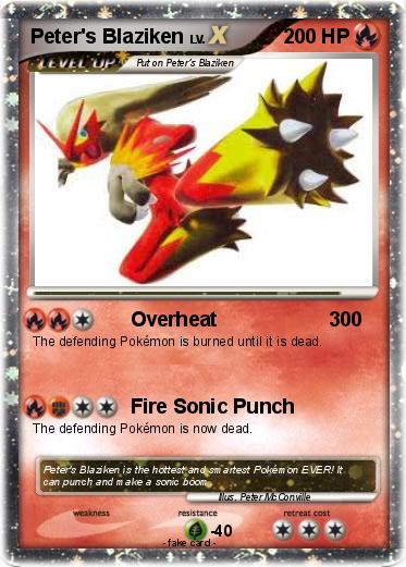 Pokemon Peter's Blaziken