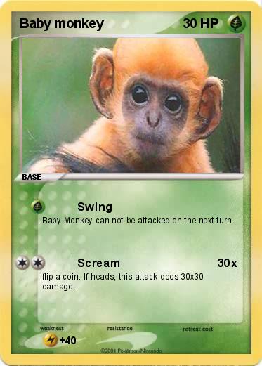 Pokemon Baby monkey