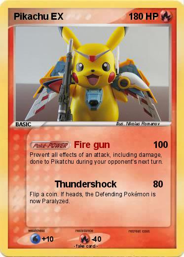 Pokemon Pikachu EX