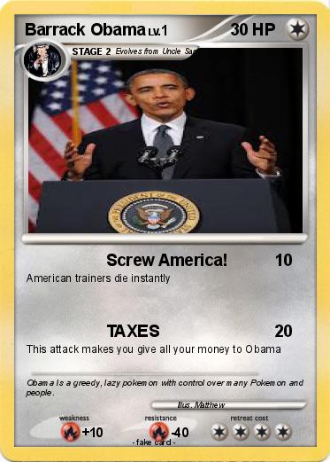 Pokemon Barrack Obama
