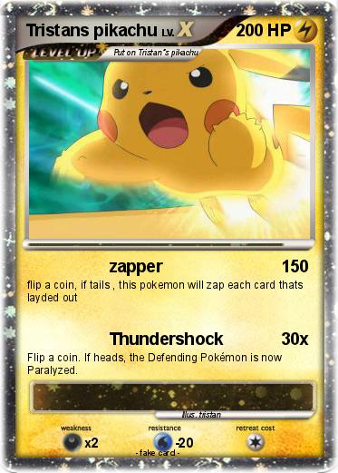 Pokemon Tristans pikachu