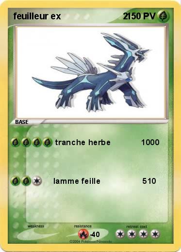 Pokemon feuilleur ex                         2 