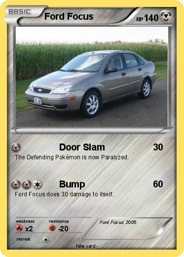 Pokemon Ford Focus