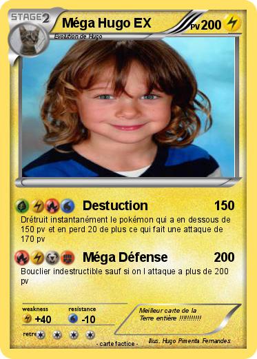 Pokemon Méga Hugo EX