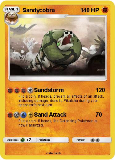 Pokemon Sandycobra