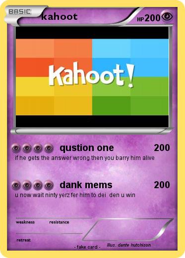 Pokemon kahoot
