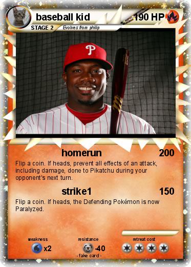 Pokemon baseball kid