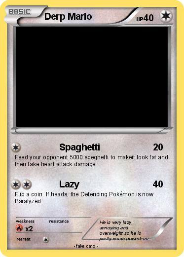 Pokemon Derp Mario