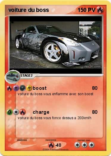 Pokemon voiture du boss