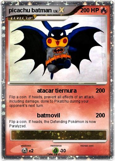 Pokemon picachu batman