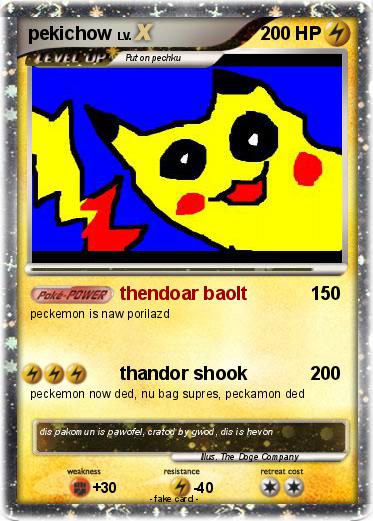 Pokemon pekichow