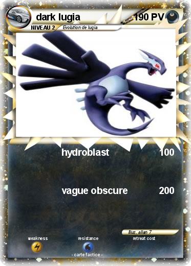 Pokemon dark lugia