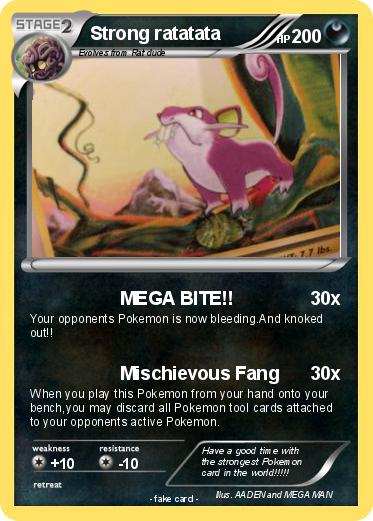 Pokemon Strong ratatata