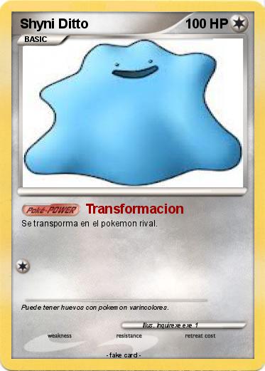 Pokemon Shyni Ditto