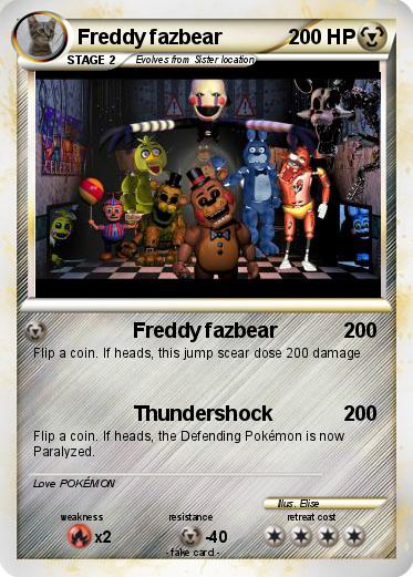 Pokemon Freddy fazbear