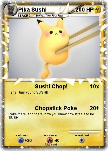 Pokemon Pika Sushi