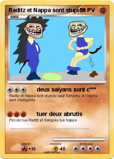 Pokemon Raditz et Nappa sont stupide