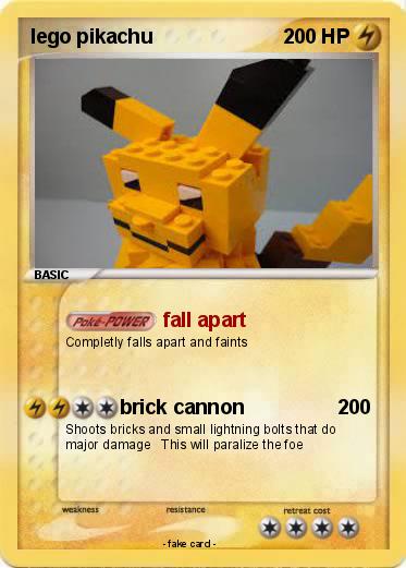 Pokemon lego pikachu