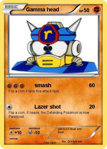 Pokemon Gamma head