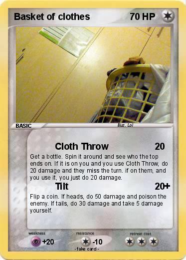 Pokemon Basket of clothes