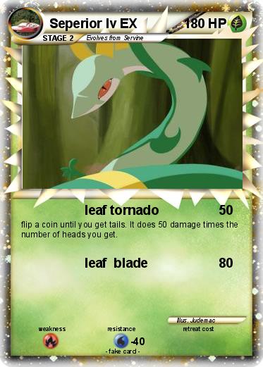 Pokemon Seperior lv EX