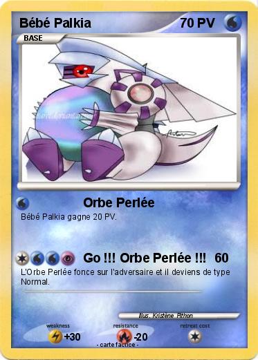 Pokemon Bébé Palkia