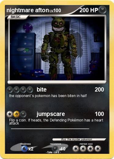 Pokemon nightmare afton