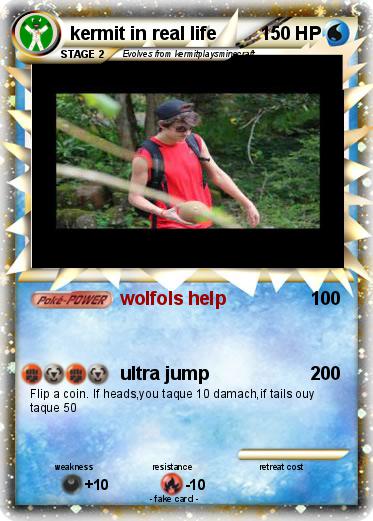 Pokemon kermit in real life