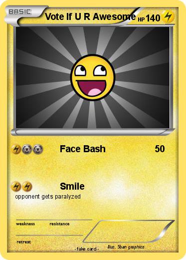 Pokemon Vote If U R Awesome
