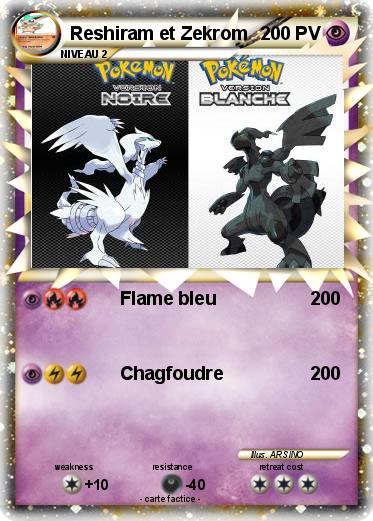Pokemon Reshiram et Zekrom