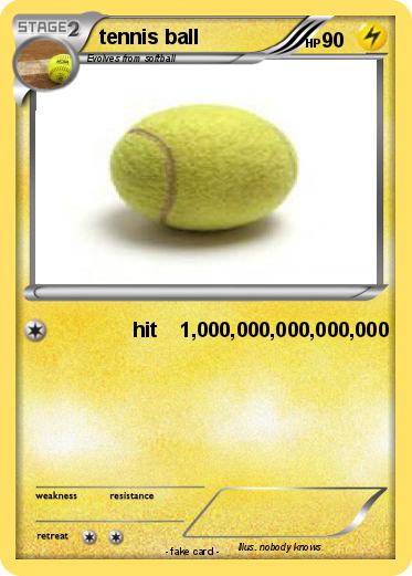 Pokemon tennis ball