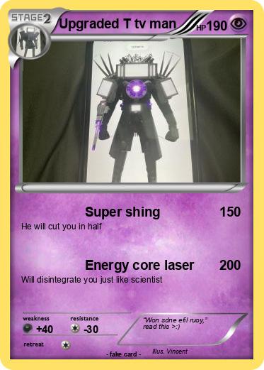 Pokemon Upgraded T tv man