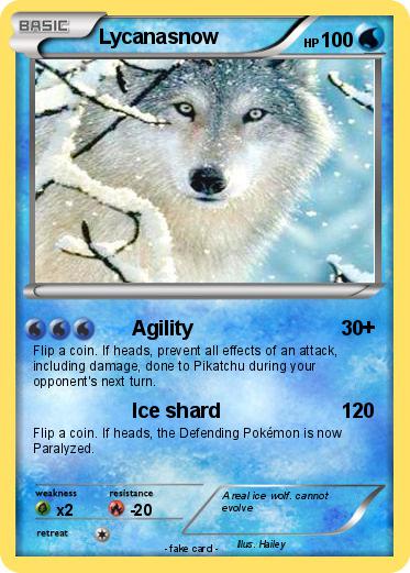 Pokemon Lycanasnow