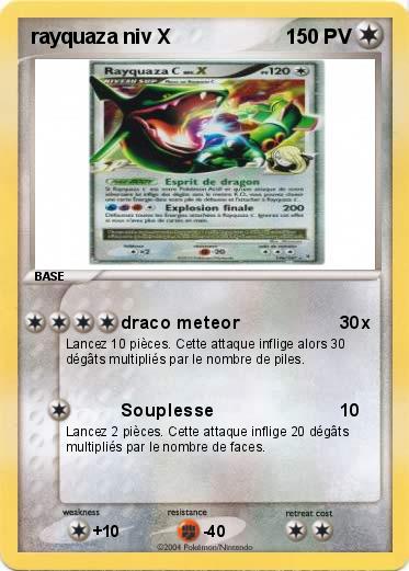 Pokemon rayquaza niv X