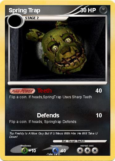 Pokemon Spring Trap