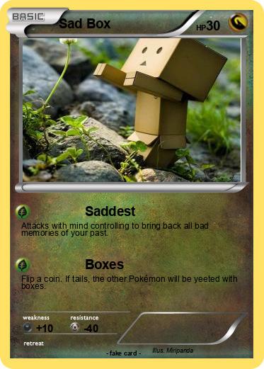 Pokemon Sad Box