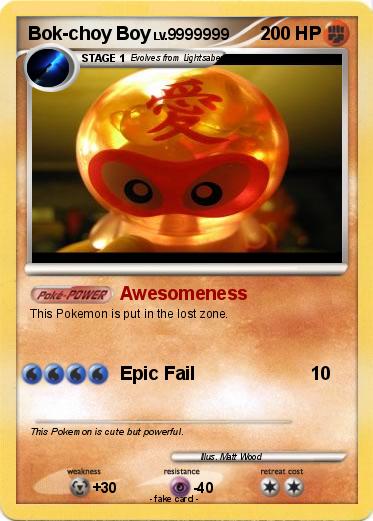 Pokemon Bok-choy Boy