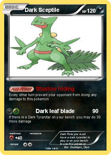 Pokemon Dark Sceptile