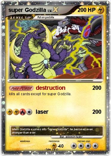 Pokemon super Godzilla