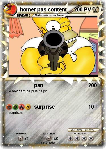 Pokemon homer pas content